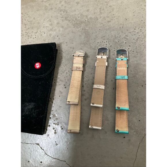 Michele Leather Watch Band Bundle - Picture 2 of 3